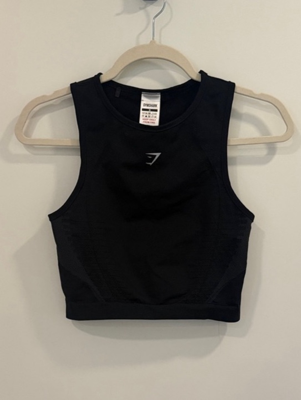 Gymshark Running Seamless Tank in Black Size Medium